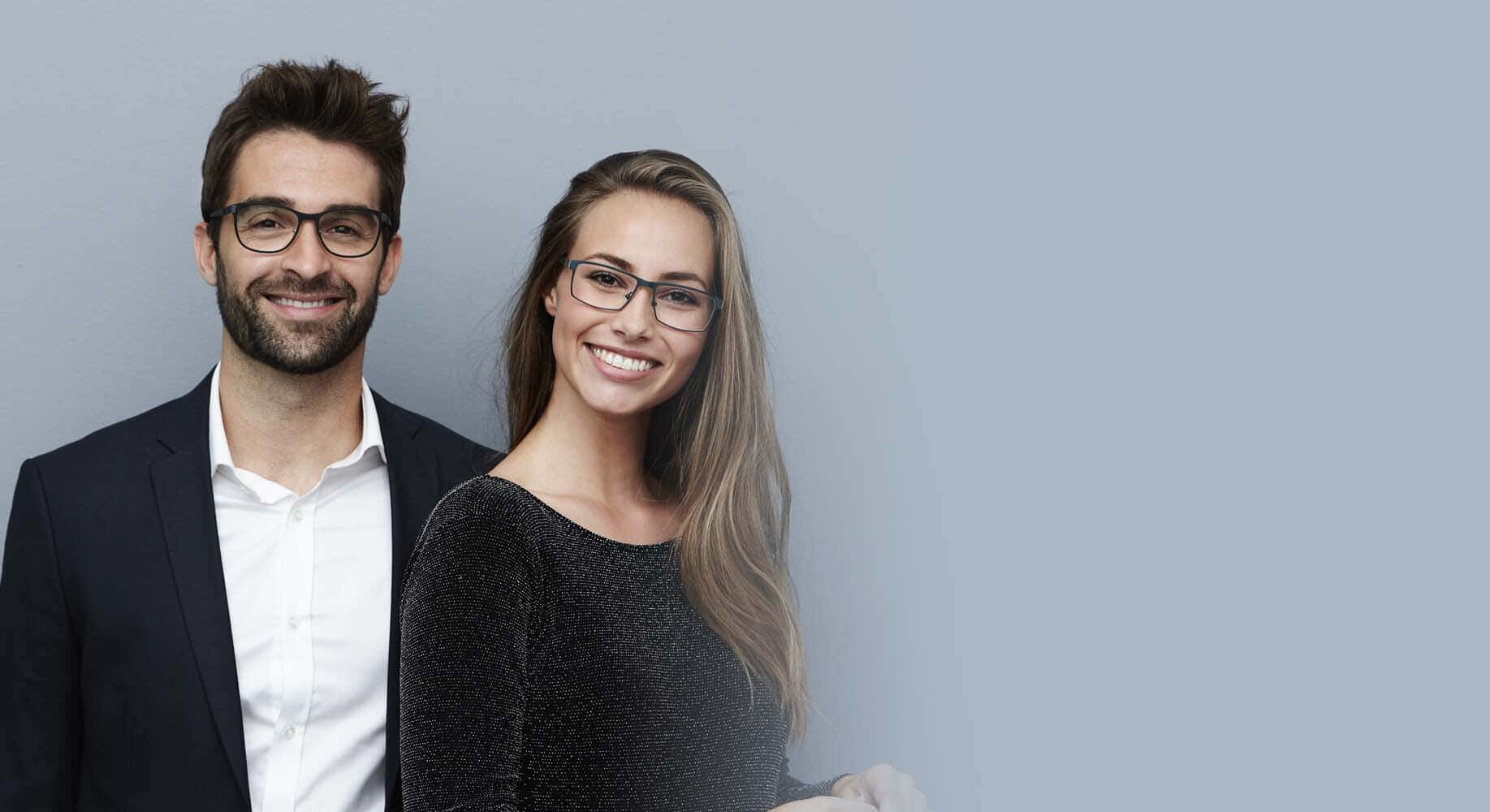 Dental Implants with Abutments and Crowns